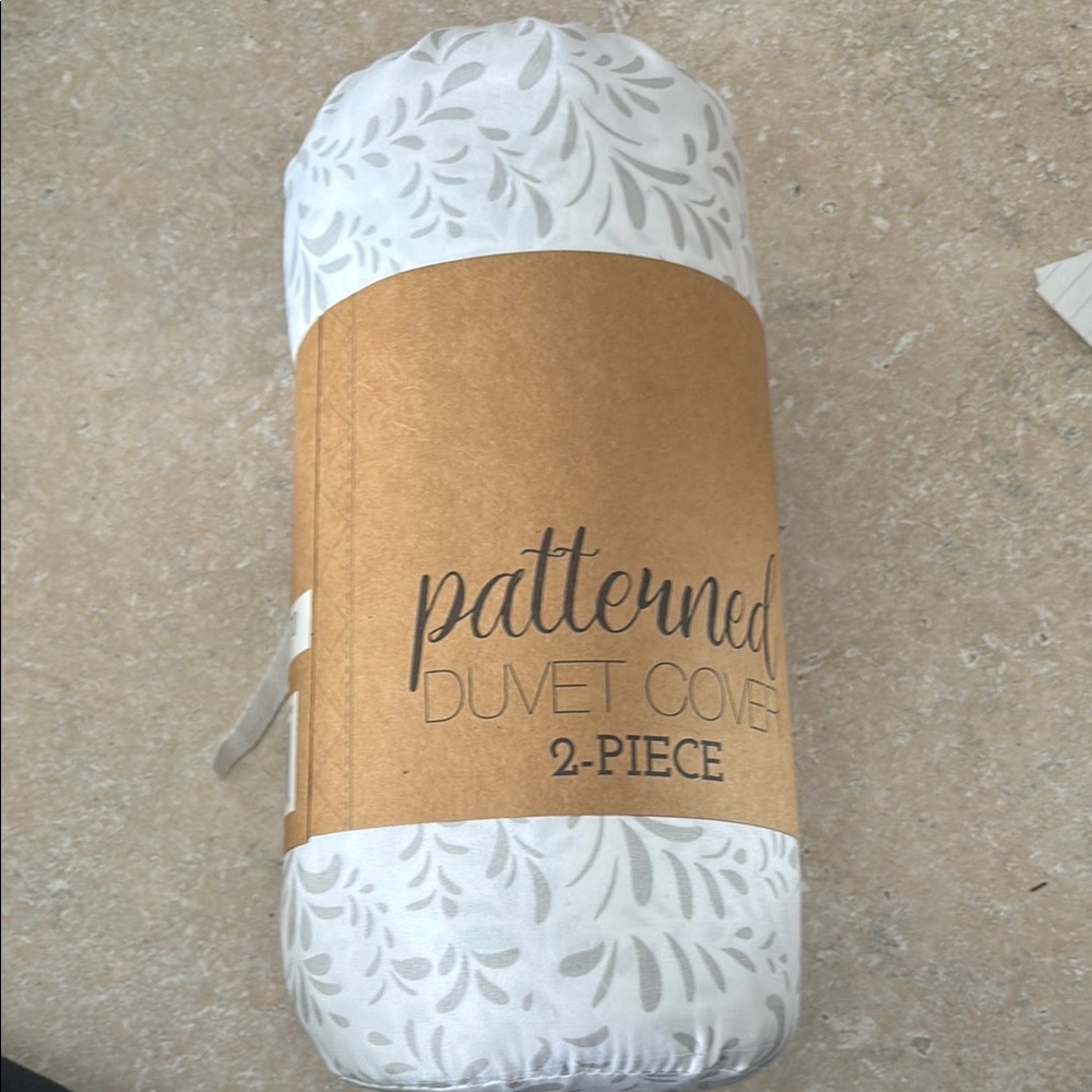Patterned Duvet Cover 2-Piece Set